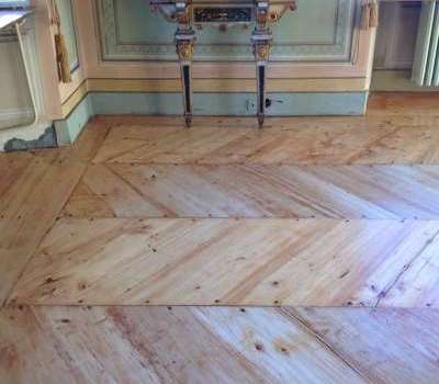 Recupero di parquet con 300 anni di vita